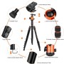 Victiv 78.7"/ 200cm Tripode Camara, Trípode Cámara Reflex de Viaje Ligero y Compacto de Aluminio, Tripode para Movil Panorámico