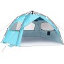 Glymnis Tienda de Playa para 4 – 6 Personas, Carpa de Playa Hidráulica Automática Portátil Protección Solar UPF 50+/80+