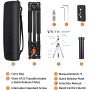 Victiv 78.7"/ 200cm Tripode Camara, Trípode Cámara Reflex de Viaje Ligero y Compacto de Aluminio, Tripode para Movil Panorámico