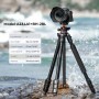 K&F Concept Trípode Camera 200cm K234A7+FH-03 Trípode de Vídeo Compacto con Cabeza Fluida, Trípode para Viajar Capacidad de