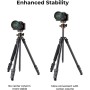 K&F Concept Trípode Camera 200cm K234A7+FH-03 Trípode de Vídeo Compacto con Cabeza Fluida, Trípode para Viajar Capacidad de
