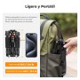 K&F Concept Mini Trípode Portátil S225A1+BH-25 Trípode de Sobremesa 50cm para DSLR, Cámara Réflex Digital, Teléfono Móvil, con