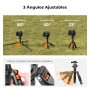 K&F Concept Mini Trípode Portátil S225A1+BH-25 Trípode de Sobremesa 50cm para DSLR, Cámara Réflex Digital, Teléfono Móvil, con