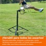 Amazon Basics Trípode extensible hasta 162 cm para smartphones iPhone, modo palo selfie y modo trípode para teléfono, color