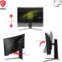 MSI mag 27CQ6PF Monitor Curvo Gaming WQHD 27 Pulgadas, 1500R 2560 x 1440 Rapid VA Panel, 180 Hz / 0.5ms (GtG, Min.),