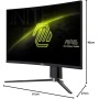 MSI mag 27CQ6PF Monitor Curvo Gaming WQHD 27 Pulgadas, 1500R 2560 x 1440 Rapid VA Panel, 180 Hz / 0.5ms (GtG, Min.),