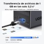 UGREEN NASync DXP2800, NAS de Escritorio de 2 bahías, CPU Intel N100 de Cuatro núcleos, 8 GB de RAM DDR5, 2,5 GbE, 2 Ranuras M.2