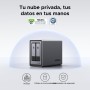 UGREEN NASync DXP2800, NAS de Escritorio de 2 bahías, CPU Intel N100 de Cuatro núcleos, 8 GB de RAM DDR5, 2,5 GbE, 2 Ranuras M.2