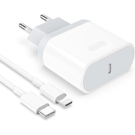 Anigaduo Cargador for iPhone Carga Rapida - for iPhone 14/14 Plus/14 Pro/14 Pro Max/13/12/11/X/XS MAX/XR/SE/8/7/6, Pad,25W USB C
