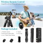 Victiv 194cm Tripode Camara, Tripode para Movil Alto de Viaje Compacto de Premium Aluminio, Trípode Cámara Reflex para Canon