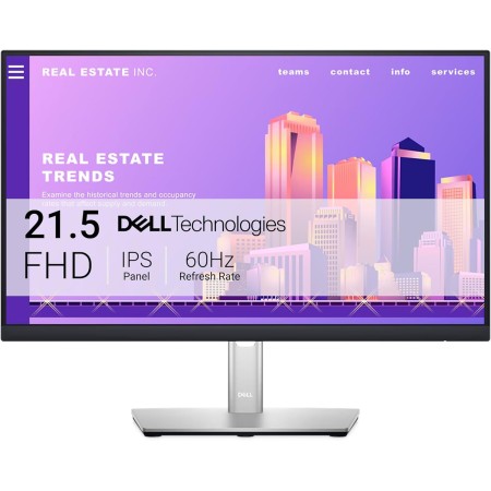Dell P2423D 24" QHD (2560x1440) Monitor, 60Hz, IPS, 5ms, 99% sRGB, DisplayPort, HDMI, 5x USB, Negro