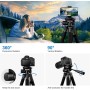 JOILCAN Tripode para Movil, Aluminio Trípode Cámara para Canon Nikon Sony DSLR Cámara, Trípode Ligero Portátil con Soporte para