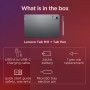 Lenovo Tablet Tab M11, Pantalla táctil de 11 Pulgadas, MediaTek G88, 4 GB de RAM, 128 GB eMMC 5.1, Android 13, Gris, Incluye Pen