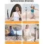 ANXRE 180cm Trípode para Movil Monopies, Palo Selfie Tripode para Móvil y Cámara Palo Selfie Tripode para Movil con Remoto,