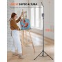 Trípode para Móvil 180cm, Extensible Profesional Estable Aluminiocon Trípode con Control Remoto & Teléfono Soporte, Compatible