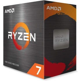 AMD Ryzen 7 5800X Procesador (8 núcleos/16 threads, 105W DTP, Socket AM4, 36 MB Caché, Reloj de aumento máx. hasta 4,7Ghz, no
