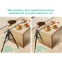 Elitehood Tripode para Movil Grabar Video, 180cm Tripode Movil Alto con Angulo de 360°Teléfono, Soporte iPhone Tripod Flexible