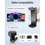Nineigh Tripode para Movil 180cm, Extensible Tripode Movil Alto de Aluminiocon con Control Remoto y Soporte de Teléfono, Ligero