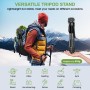 Nineigh 160cm Tripode para Movil Alto, Ligero Tripod de Aluminio con Control Remoto y Soporte Teléfono, Trípode Portátil de