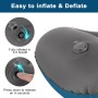 Eono Almohada de Playa Hinchable, Almohada Inflable Camping, Ultraligero Cojin de Viaje Hinchable, Compresivo, Compacto,