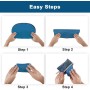 Eono Almohada de Playa Hinchable, Almohada Inflable Camping, Ultraligero Cojin de Viaje Hinchable, Compresivo, Compacto,
