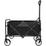Carro de Mano Plegable con Ruedas Grandes Todoterreno | Carrito Multiusos Ideal Playa, Compra, Jardín o Camping | Carga hasta