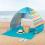 Aktive 62165 Tienda de playa Pop Up azul y verde Beach