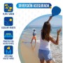 Pincho Palas de Padel Playa, Juega Estilo Badminton, Pickleball, Beach Tennis, Raquetas de Playa, 2 Palas + 3 Pelotas EVA,