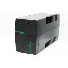Master Power, Sistema de Alimentación Ininterrumpida SAI, UPS 650 VA, Tensión Constante de Salida 360W, 2 Enchufes Schuko