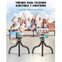 CIRYCASE Tripode para Movil, Mini Flexible Tripode Palo Selfie Portátil Giro de 360°, Trípode Camara con Control Remoto