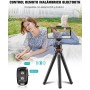 CIRYCASE Tripode para Movil, Mini Flexible Tripode Palo Selfie Portátil Giro de 360°, Trípode Camara con Control Remoto