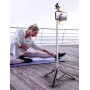 Palo Selfie Tripode con 2 Luces, Tripode para Movil 135CM Extra Largo con Control Remoto Desmontable, Selfie Stick con 1/4 de