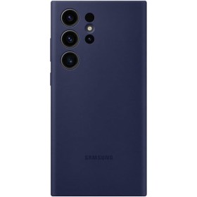 Samsung Funda de Silicona para Galaxy S23 Ultra, Azul Marino