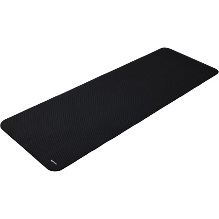 Amazon Basics Esterilla de yoga, antideslizante, extragruesa, colchoneta para ejercicios de pilates, 183 x 61 x 1 cm, Negro