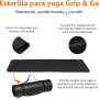 Amazon Basics Esterilla de yoga, antideslizante, extragruesa, colchoneta para ejercicios de pilates, 183 x 61 x 1 cm, Negro