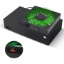 G-STORY Ventilador para Xbox Serie S con velocidad automática del ventilador ajustable por temperatura, pantalla LED, bajo