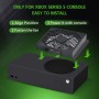 G-STORY Ventilador para Xbox Serie S con velocidad automática del ventilador ajustable por temperatura, pantalla LED, bajo