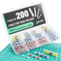 greate Set de 200 Conector termoretractil con tubo termorretráctil - Empalme cables electricos resistentes y impermeables,