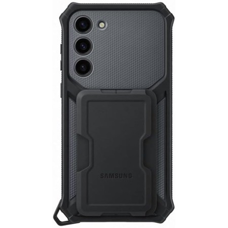 SAMSUNG Galaxy S23 Plus Leather Case Black - EF-VS916LBEGWW