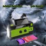 Nigecue - Radio solar portátil con dinamo y radio AM/FM, batería recargable incorporada de 4000 mAh, linterna LED 4 modos,