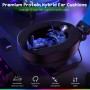 WESEARY Cascos Gaming, Auriculares Gaming Estéreo con Micrófono para PS4, PS5, PC, Xbox One, Switch, Cascos con Cable y Conector