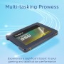 Integral V Series 2 120 GB SATA III 2.5 Disco Duro SSD Interno, hasta 4600 MB/S de Lectura 300 MB/S de Escritura, Negro