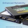 Integral V Series 2 120 GB SATA III 2.5 Disco Duro SSD Interno, hasta 4600 MB/S de Lectura 300 MB/S de Escritura, Negro
