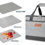 KAEFUYS Bolsa Térmica de Alimentos 30L Nevera Portátil Bolsa termica Porta Almuerzo lancheira termica Congelable e Impermeable