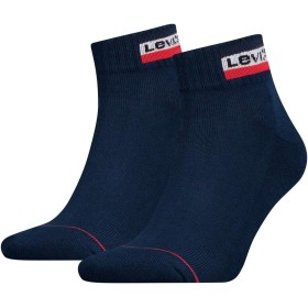 Levi's Quarter Calcetines (Pack de 2) Unisex Adulto