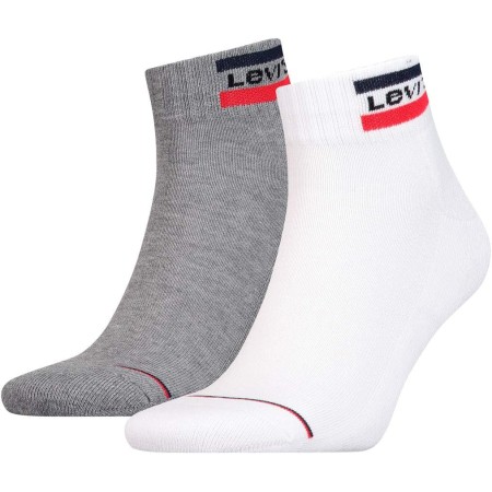 Levi's Quarter Calcetines (Pack de 2) Unisex Adulto