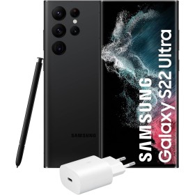 Samsung Galaxy S22 Ultra 5G (512 GB) Phantom Negro + Cargador – Teléfono móvil libre, Smartphone Android (Versión Española)