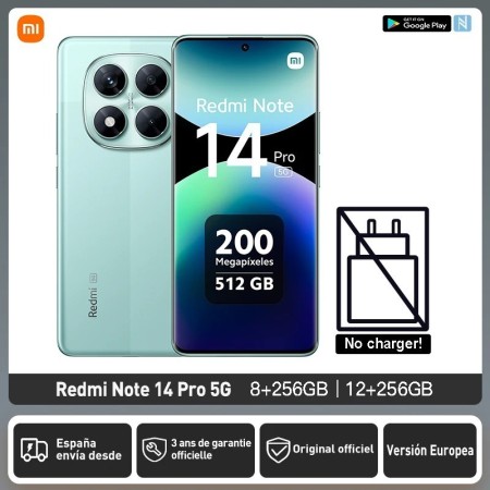 Xiaomi Redmi Note 14 Pro 5G Versión Europea 256GB/512GB MTK Dimensity 