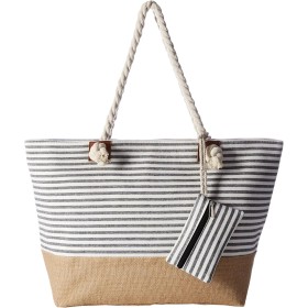 DonDon Bolso de playa grande impermeable con cremallera