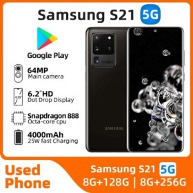 Samsung Galaxy S21 5G 128G/256GB ROM 6,2 pulgadas 8GB RAM triple cámar